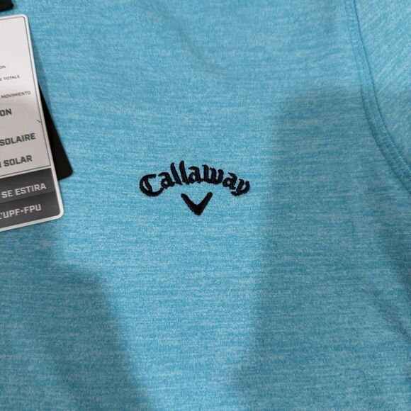 Callaway Men’s 1/4 Zip Water Repellent Hydrofuge Pullover Golf Top - M - Picture 3 of 9